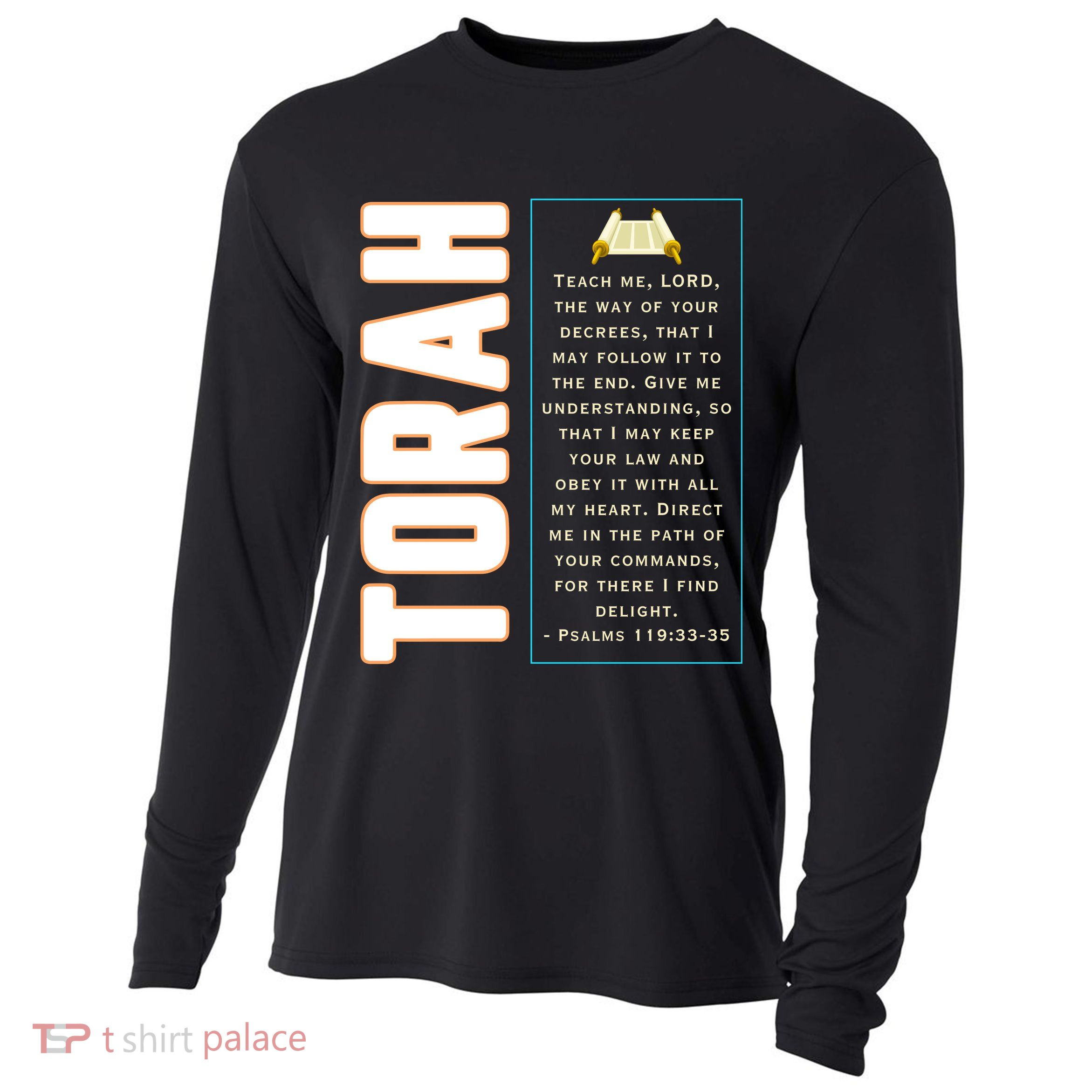 Messianic Hebrew Roots Torah Observant Cooling Performance Long Sleeve Crew