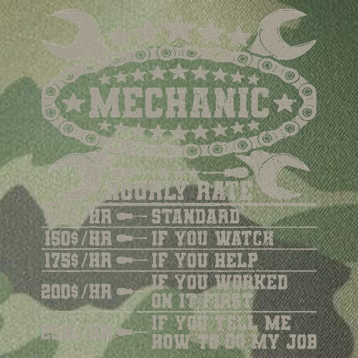 Mechanic Hourly Rate Saying Retro Car Guy Funny Mechanic Legacy Tie Dye Trucker Hat