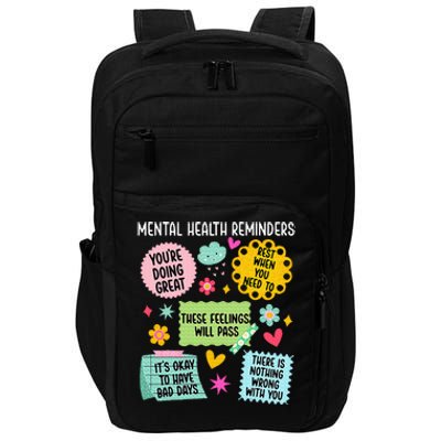 Mental Health Reminders Mental Health Awareness Month Impact Tech Backpack