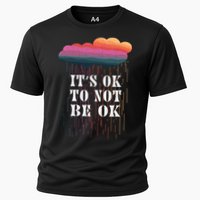 Mental Health Rain It's OKAY To Not Be Ok Cooling Performance Crew T-Shirt