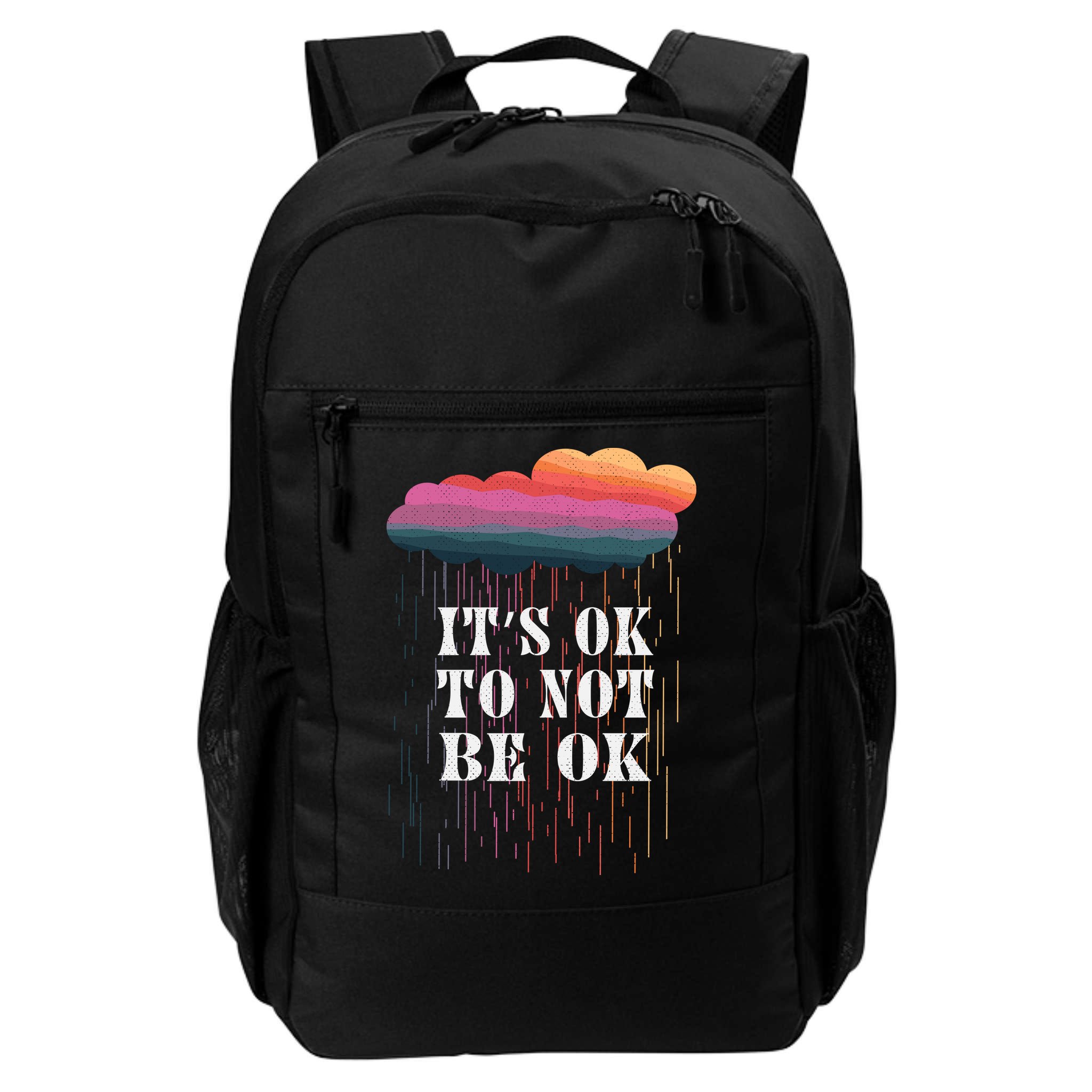 Mental Health Rain It's OKAY To Not Be Ok Backpack
