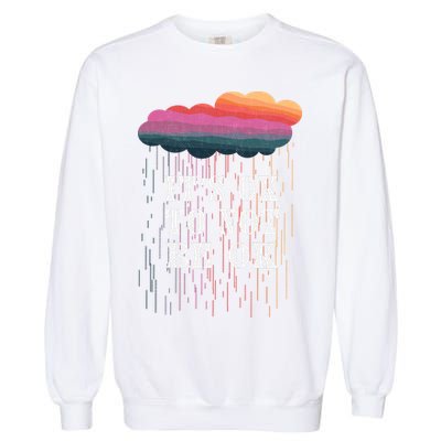 Mental Health Rain It's OKAY To Not Be Ok Garment-Dyed Sweatshirt