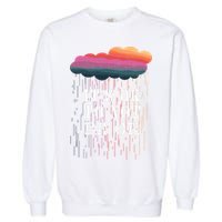 Mental Health Rain It's OKAY To Not Be Ok Garment-Dyed Sweatshirt