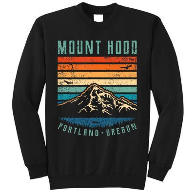 Mt Hood Retro Mount Hood Portland Oregon Sweatshirt