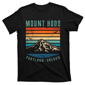 Mt Hood Retro Mount Hood Portland Oregon T-Shirt