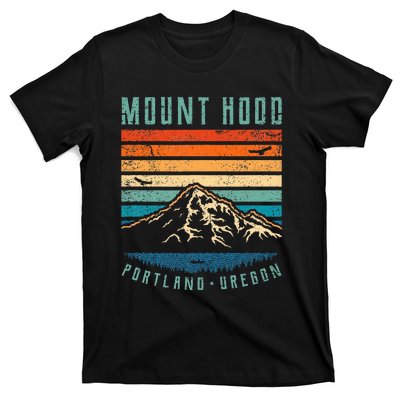 Mt Hood Retro Mount Hood Portland Oregon T-Shirt