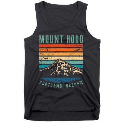 Mt Hood Retro Mount Hood Portland Oregon Tank Top