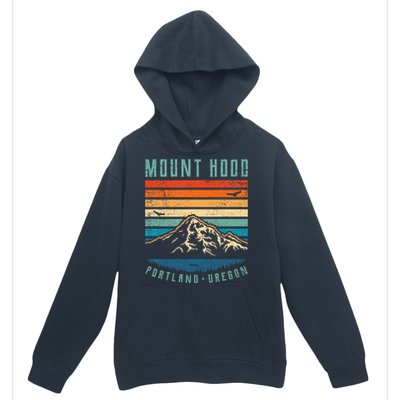 Mt Hood Retro Mount Hood Portland Oregon Urban Pullover Hoodie