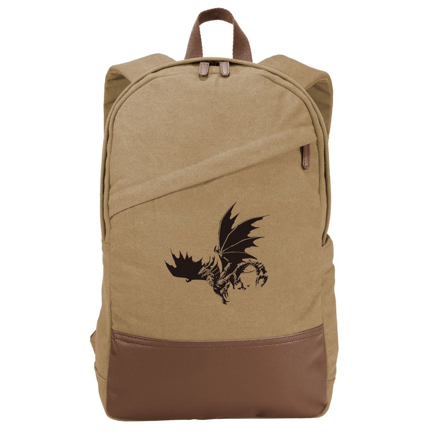 MONSTER HUNTER RISE：SUNBREAK Malzeno illustration Cotton Canvas Backpack