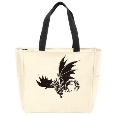 MONSTER HUNTER RISE：SUNBREAK Malzeno illustration Zip Tote Bag