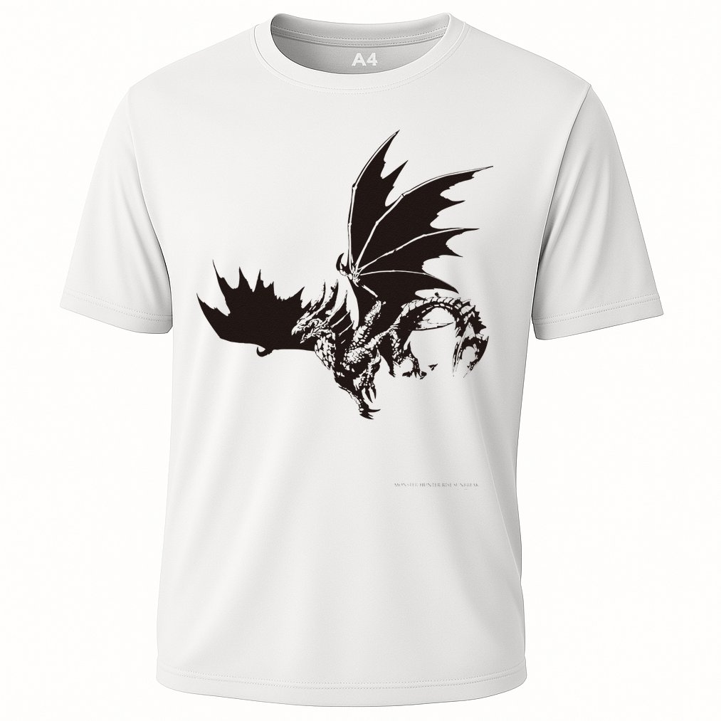 MONSTER HUNTER RISE：SUNBREAK Malzeno illustration Cooling Performance Crew T-Shirt