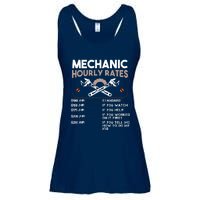 Mechanic Hourly Rate Gift For Funny Labor Rates Ladies Essential Flowy Tank