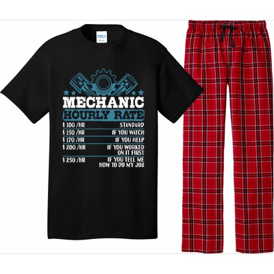 Mechanic Hourly Rate | Auto Mechanic Gifts Pajama Set