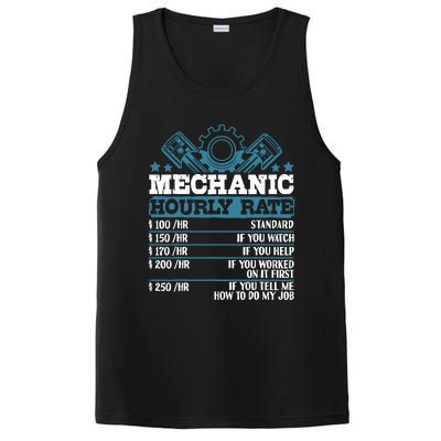 Mechanic Hourly Rate | Auto Mechanic Gifts PosiCharge Competitor Tank