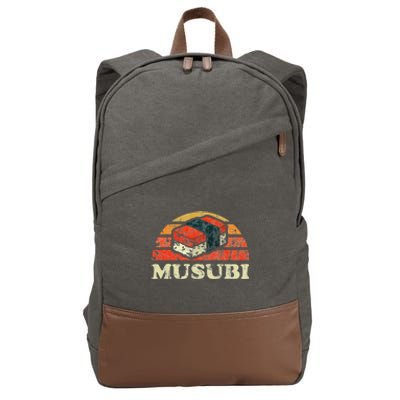 Musubi Hawaii Retro Style Cotton Canvas Backpack