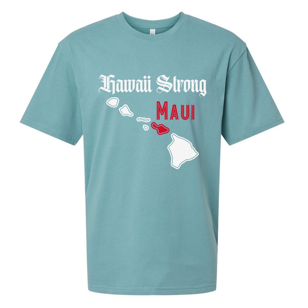 Maui Hawaii Strong Hawaii Sueded Cloud Jersey T-Shirt