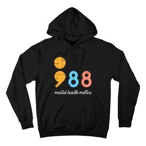 Mental Health Semicolon 98 Depression Awareness Hoodie