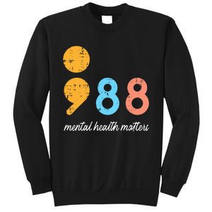 Mental Health Semicolon 98 Depression Awareness Sweatshirt