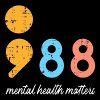 Mental Health Semicolon 98 Depression Awareness Backpack