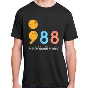 Mental Health Semicolon 98 Depression Awareness Adult ChromaSoft Performance T-Shirt