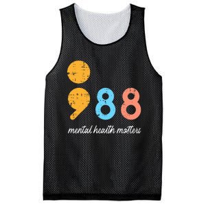 Mental Health Semicolon 98 Depression Awareness Mesh Reversible Basketball Jersey Tank