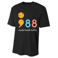 Mental Health Semicolon 98 Depression Awareness Performance Sprint T-Shirt