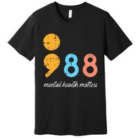 Mental Health Semicolon 98 Depression Awareness Premium T-Shirt