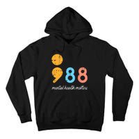 Mental Health Semicolon 98 Depression Awareness Tall Hoodie