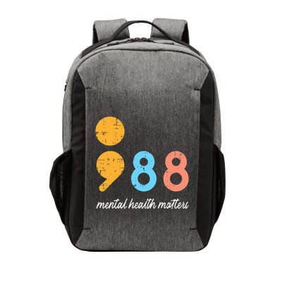 Mental Health Semicolon 98 Depression Awareness Vector Backpack