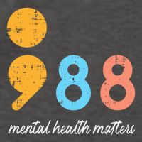 Mental Health Semicolon 98 Depression Awareness Vector Backpack