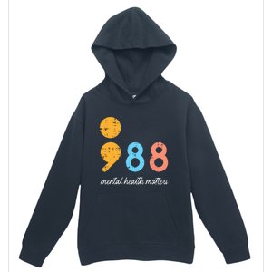 Mental Health Semicolon 98 Depression Awareness Urban Pullover Hoodie