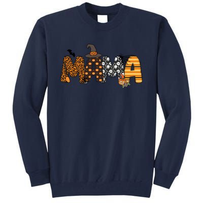 Mama Halloween Spooky Season Family Matching Tall Sweatshirt