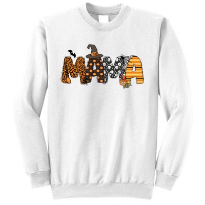 Mama Halloween Spooky Season Family Matching Sweatshirt