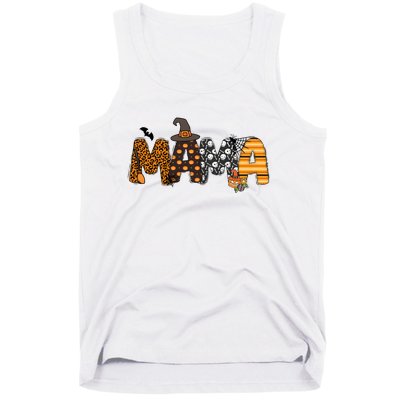 Mama Halloween Spooky Season Family Matching Tank Top