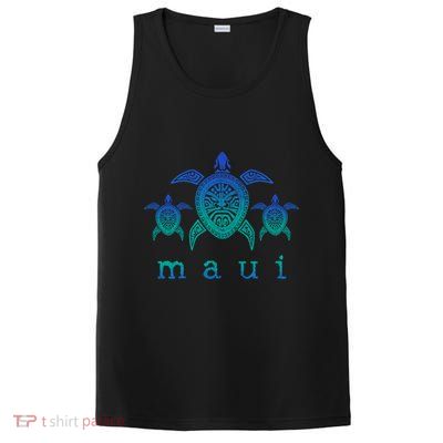 Maui Hawaii Sea Turtles Hawaiian Scuba Diving Souvenir PosiCharge Competitor Tank