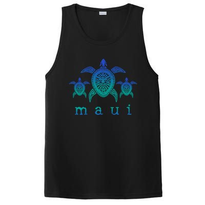 Maui Hawaii Sea Turtles Hawaiian Scuba Diving Souvenir PosiCharge Competitor Tank