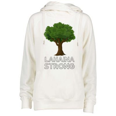 Maui Hawaii Strong Maui Wildfire Lahaina Survivor Womens Funnel Neck Pullover Hood