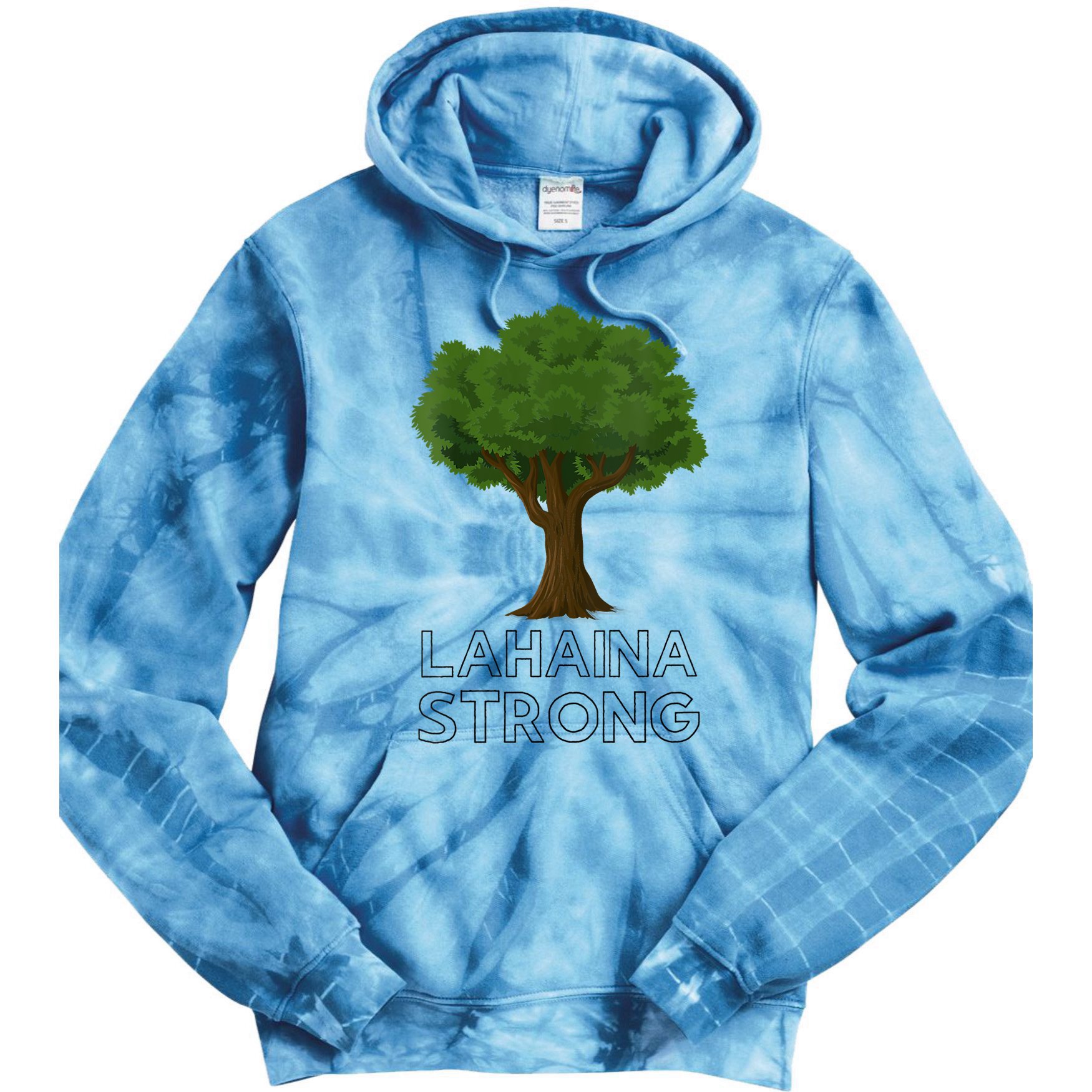 Maui Hawaii Strong Maui Wildfire Lahaina Survivor Tie Dye Hoodie