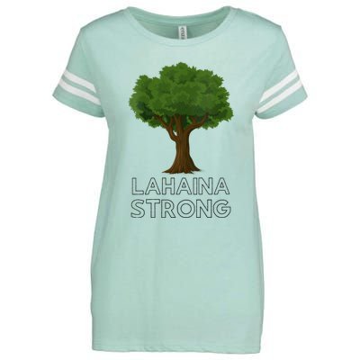 Maui Hawaii Strong Maui Wildfire Lahaina Survivor Enza Ladies Jersey Football T-Shirt