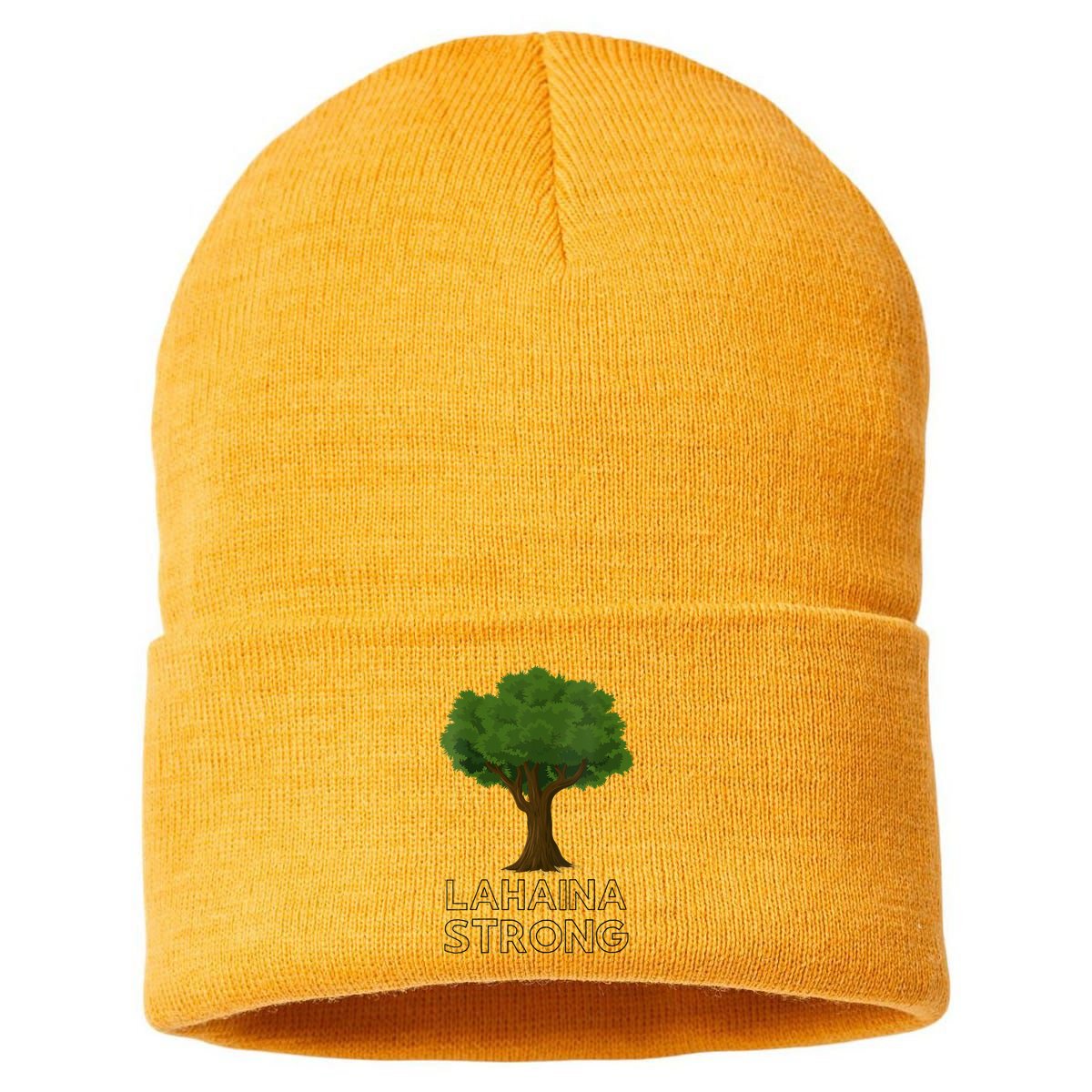 Maui Hawaii Strong Maui Wildfire Lahaina Survivor Sustainable Knit Beanie