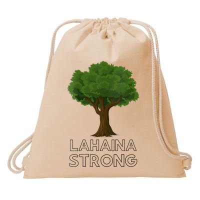 Maui Hawaii Strong Maui Wildfire Lahaina Survivor Drawstring Bag