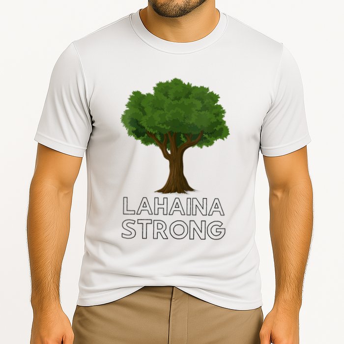 Maui Hawaii Strong Maui Wildfire Lahaina Survivor Cooling Performance Crew T-Shirt