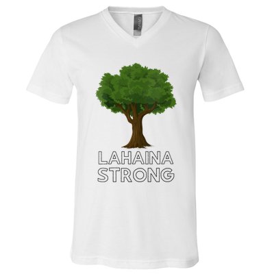 Maui Hawaii Strong Maui Wildfire Lahaina Survivor V-Neck T-Shirt