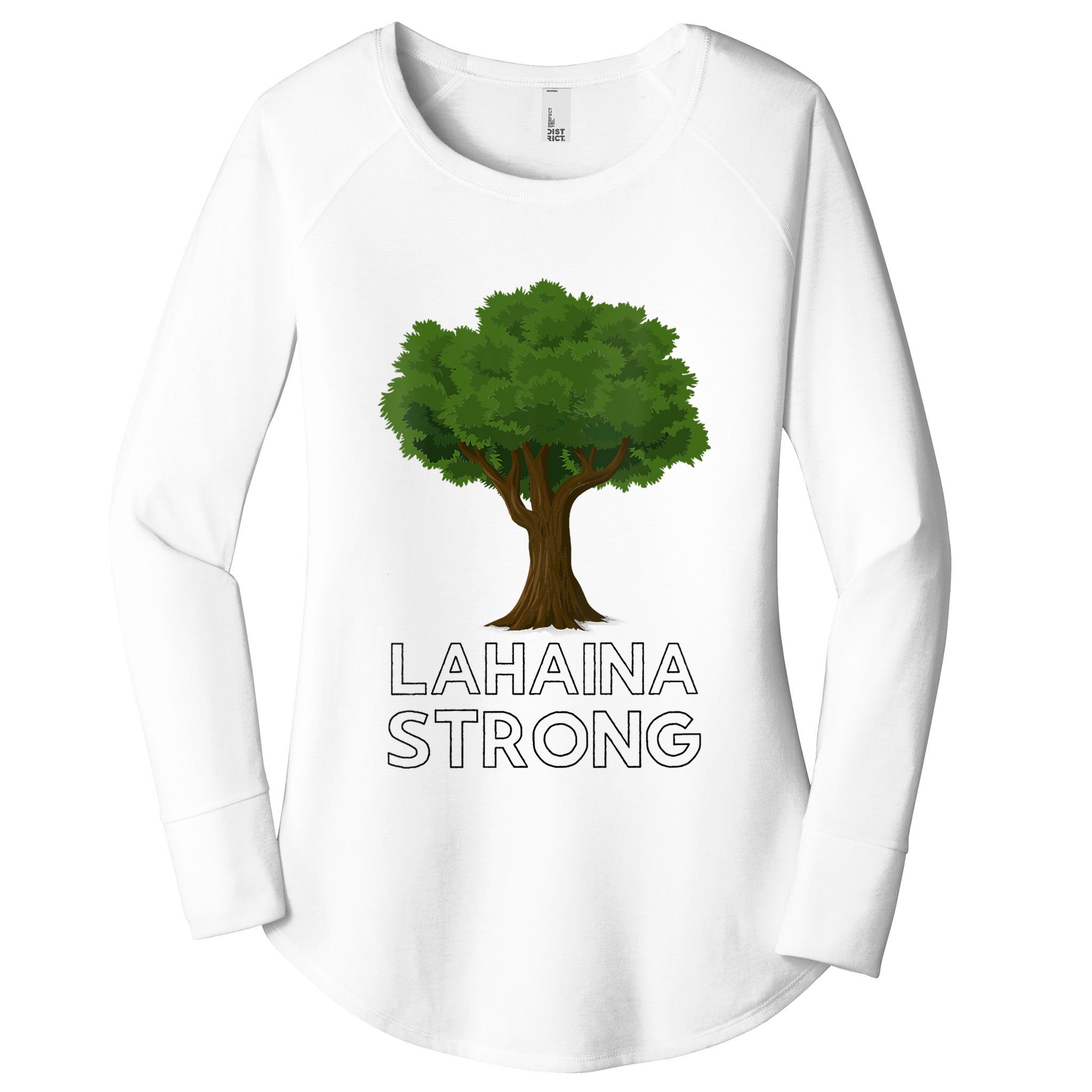 Maui Hawaii Strong Maui Wildfire Lahaina Survivor Women's Perfect Tri Tunic Long Sleeve Shirt