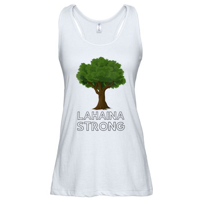 Maui Hawaii Strong Maui Wildfire Lahaina Survivor Ladies Essential Flowy Tank