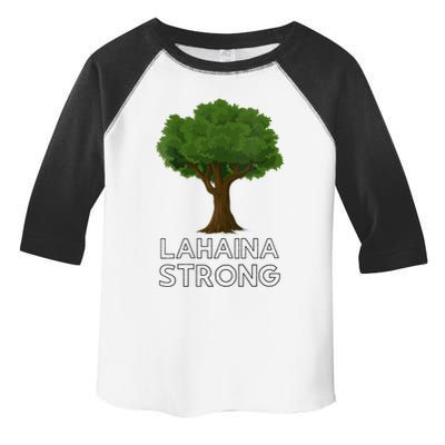 Maui Hawaii Strong Maui Wildfire Lahaina Survivor Toddler Fine Jersey T-Shirt