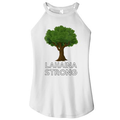 Maui Hawaii Strong Maui Wildfire Lahaina Survivor Women's Perfect Tri Rocker Tank