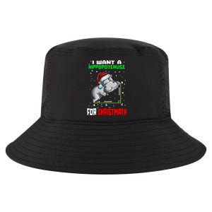 Math Hippopotamus Saying I Want A Hippopotenuse For Gift Cool Comfort Performance Bucket Hat