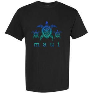 Maui Hawaii Sea Turtles Hawaiian Scuba Diving Garment-Dyed Heavyweight T-Shirt