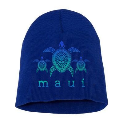 Maui Hawaii Sea Turtles Hawaiian Scuba Diving Short Acrylic Beanie